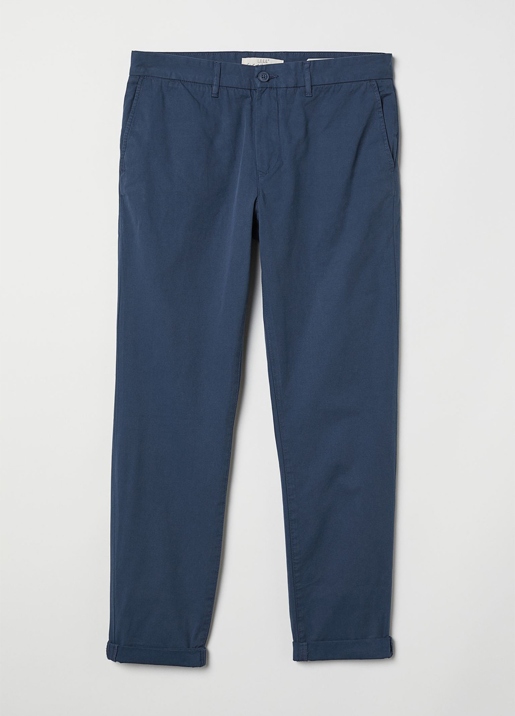 Синие кэжуал демисезонные чиносы брюки H&M