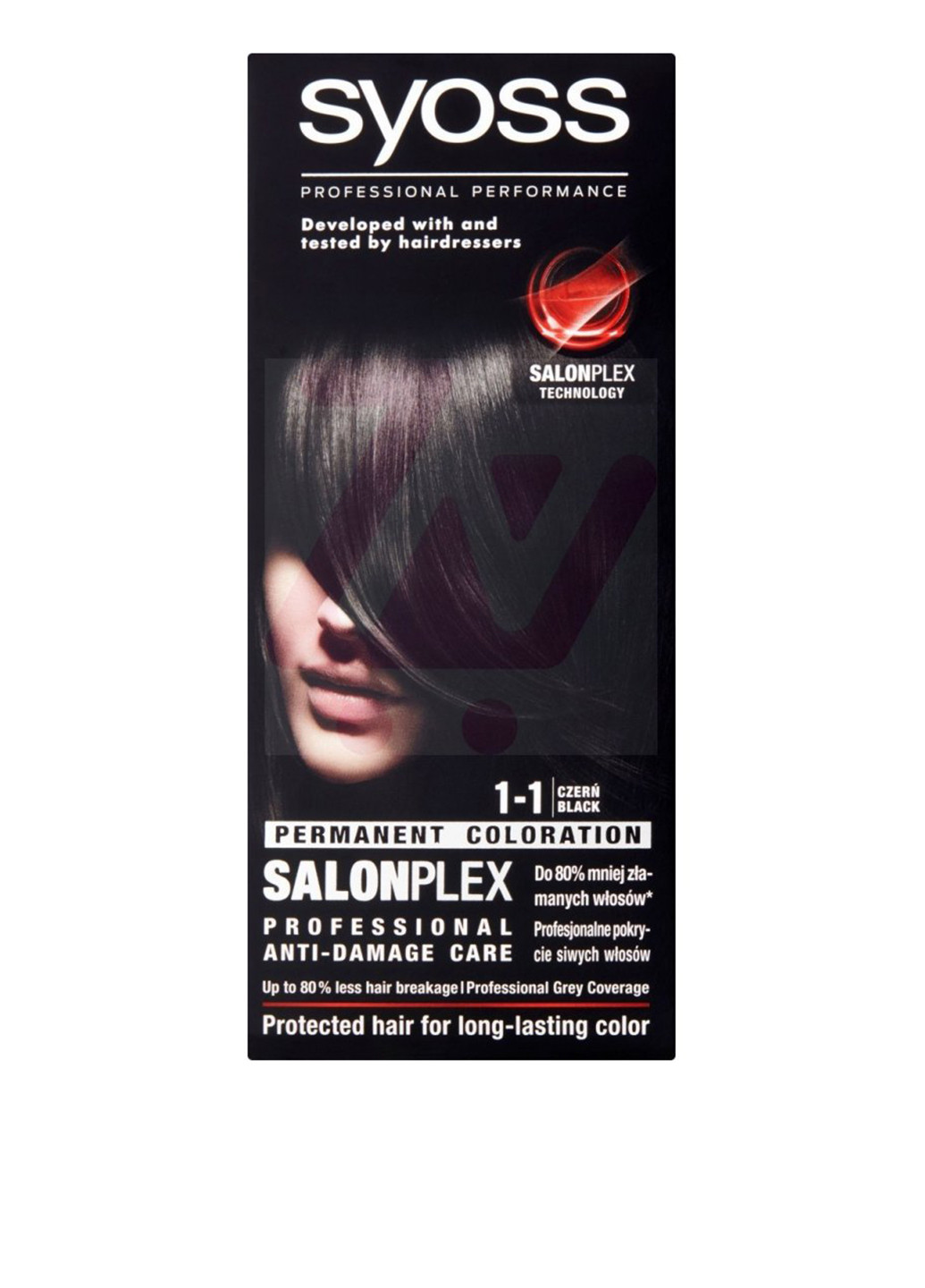 Фарба для волосся 1-1 Чорний, 115 мл Syoss (366781001)