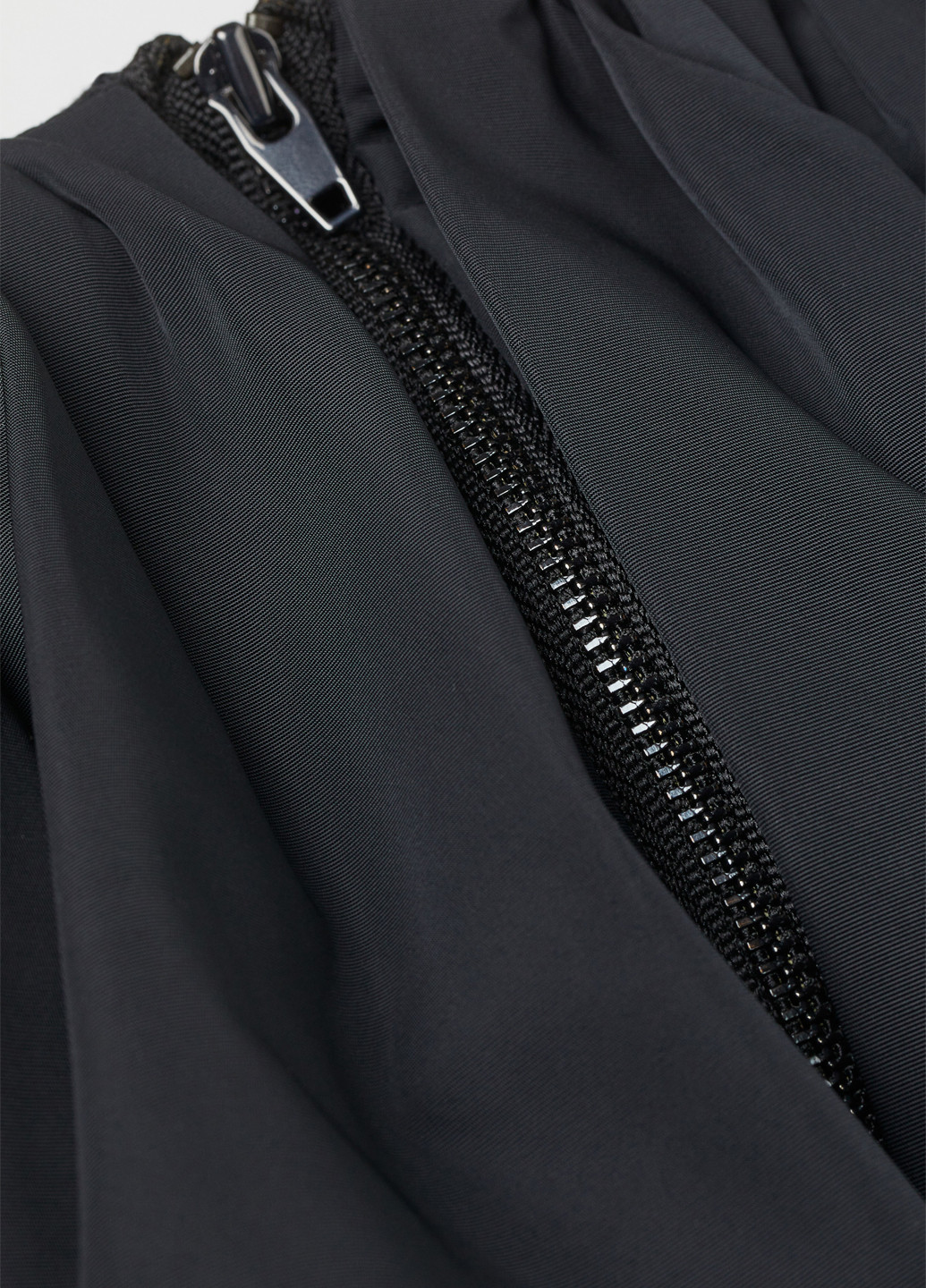 Черная кэжуал однотонная юбка H&M баллон