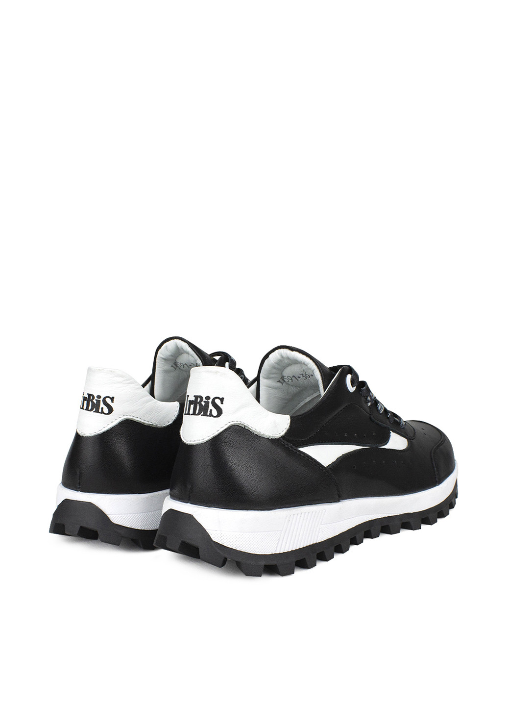 Чорно-білі осінні кросівки Irbis
