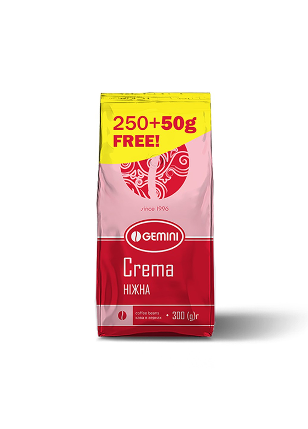 Кофе Crema в Зернах 300 г Gemini (253918692)
