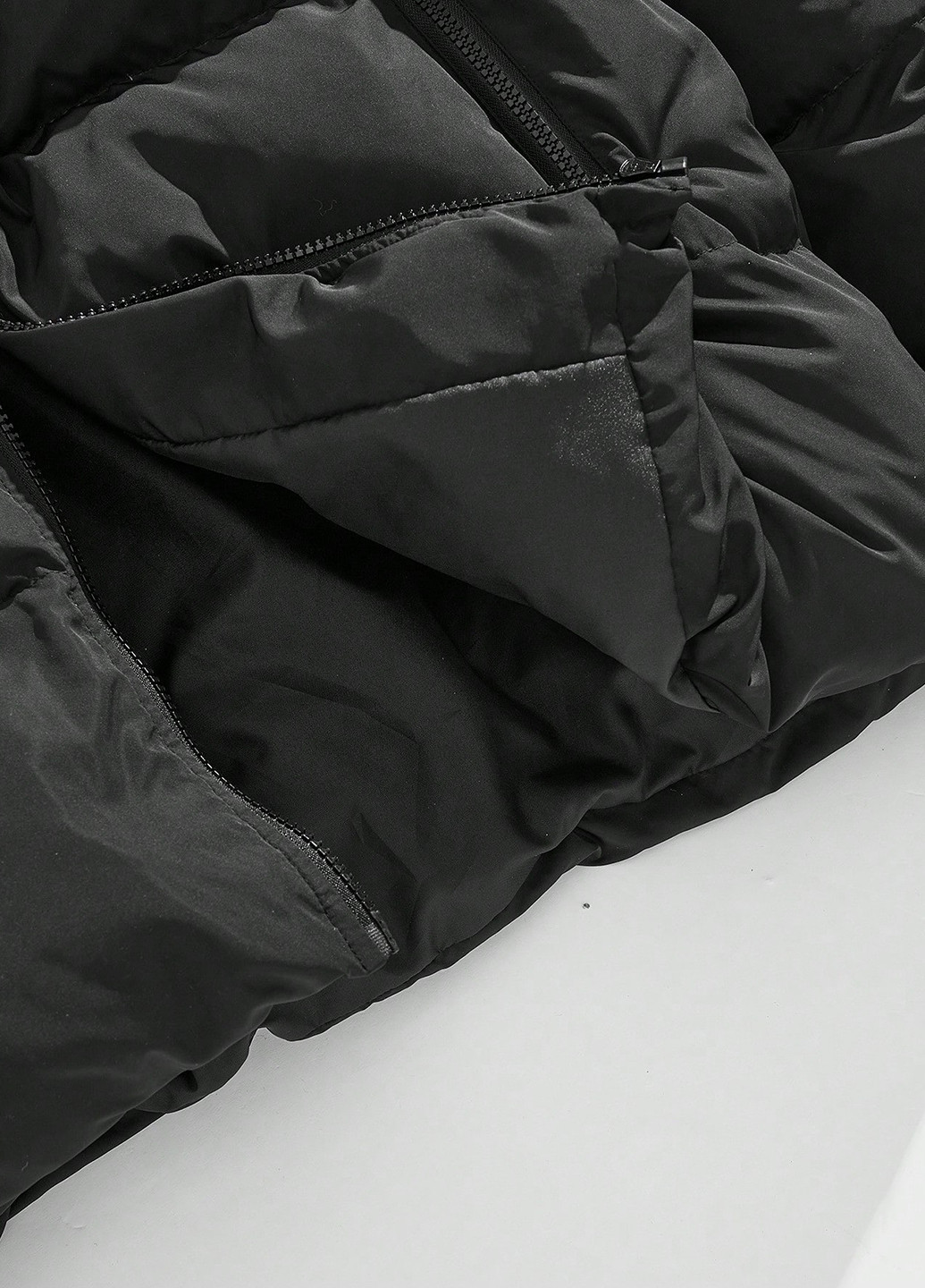 Черная зимняя куртка SHEIN