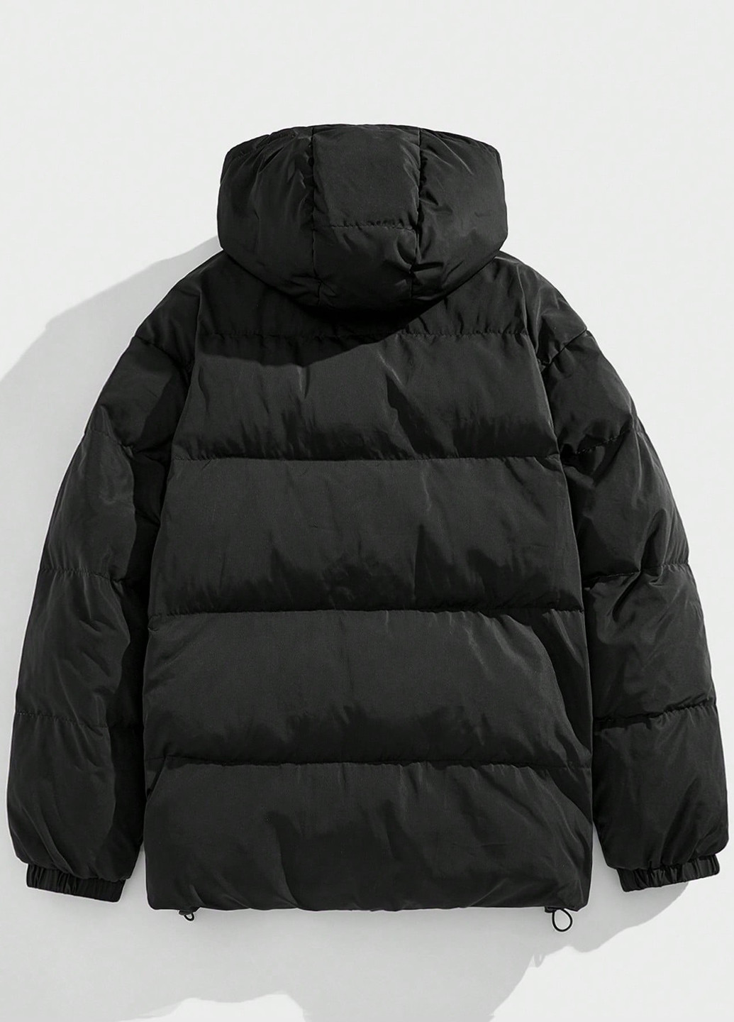 Черная зимняя куртка SHEIN