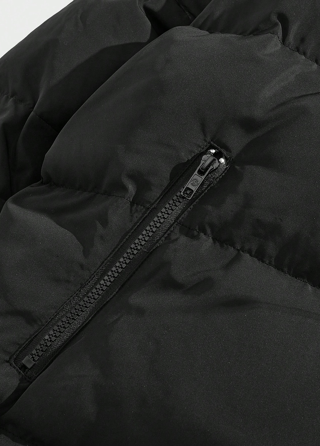 Черная зимняя куртка SHEIN