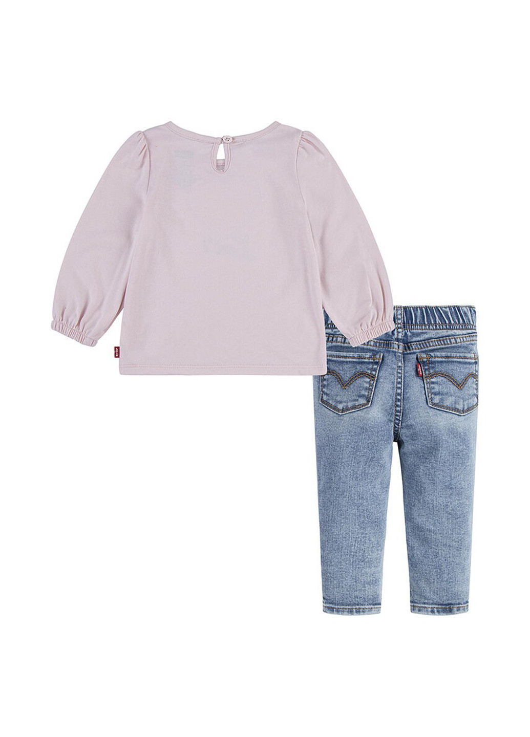 Ліловий демісезонний комплект (лонгслів, джинси) Levi's