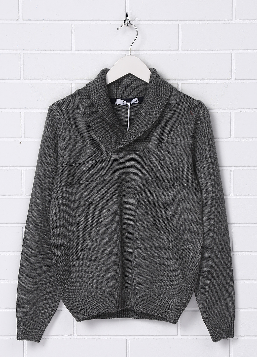 Темно-сірий демісезонний пуловер пуловер Flash