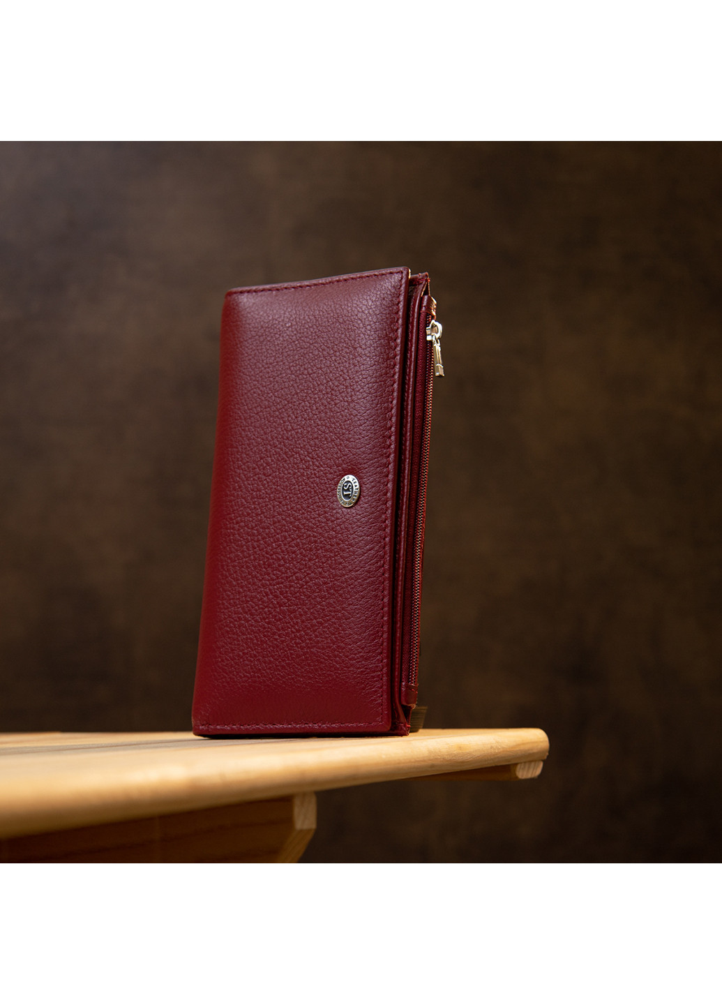 Женский кожаный кошелек 19х9,5х1,5 см st leather (242188661)