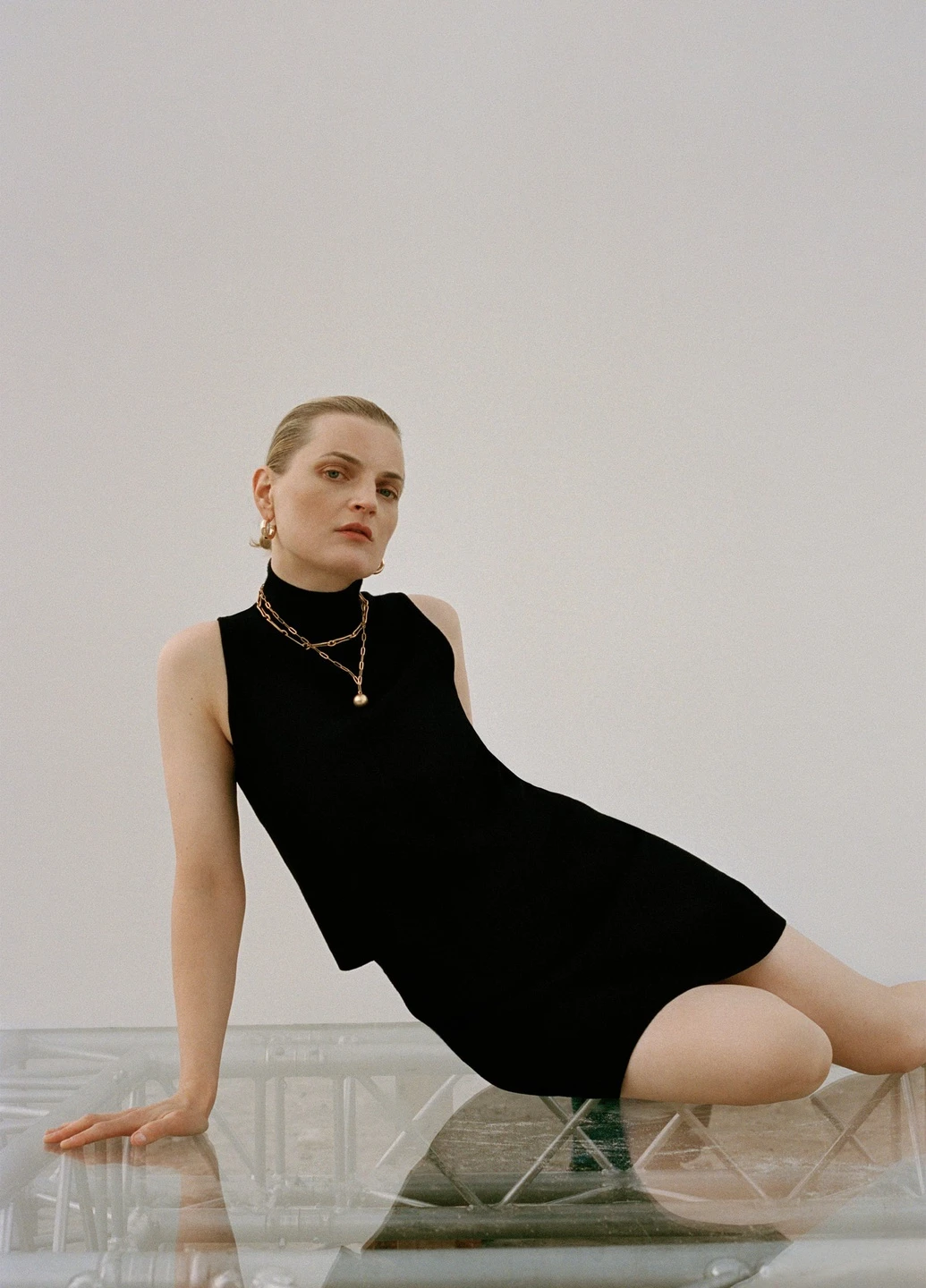 Черная кэжуал однотонная юбка Zara