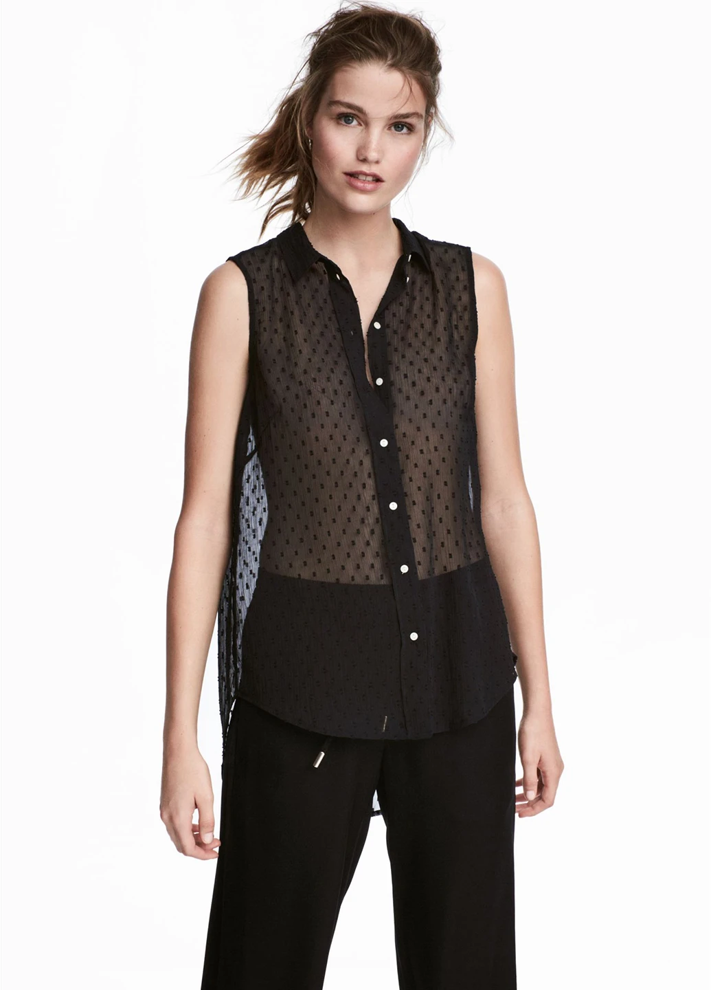 Чорна блуза H&M