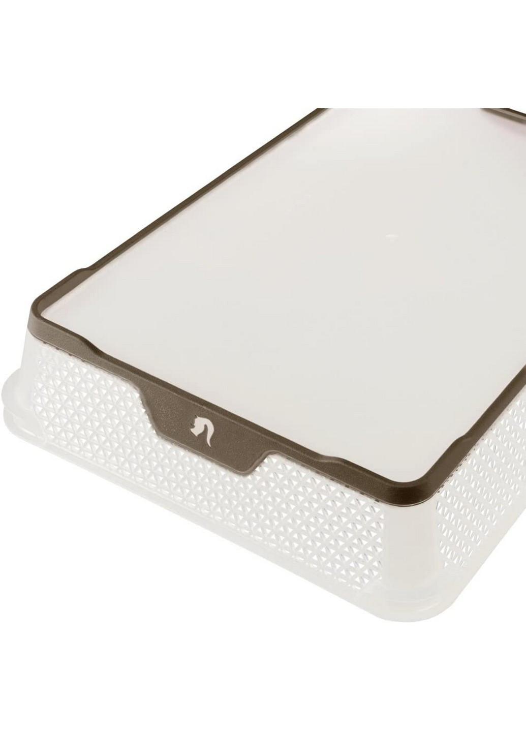 Кошик для зберігання Jonas А-4 прозорий / сіро-коричневий (Кеї 367.3) Keeeper (217310074)