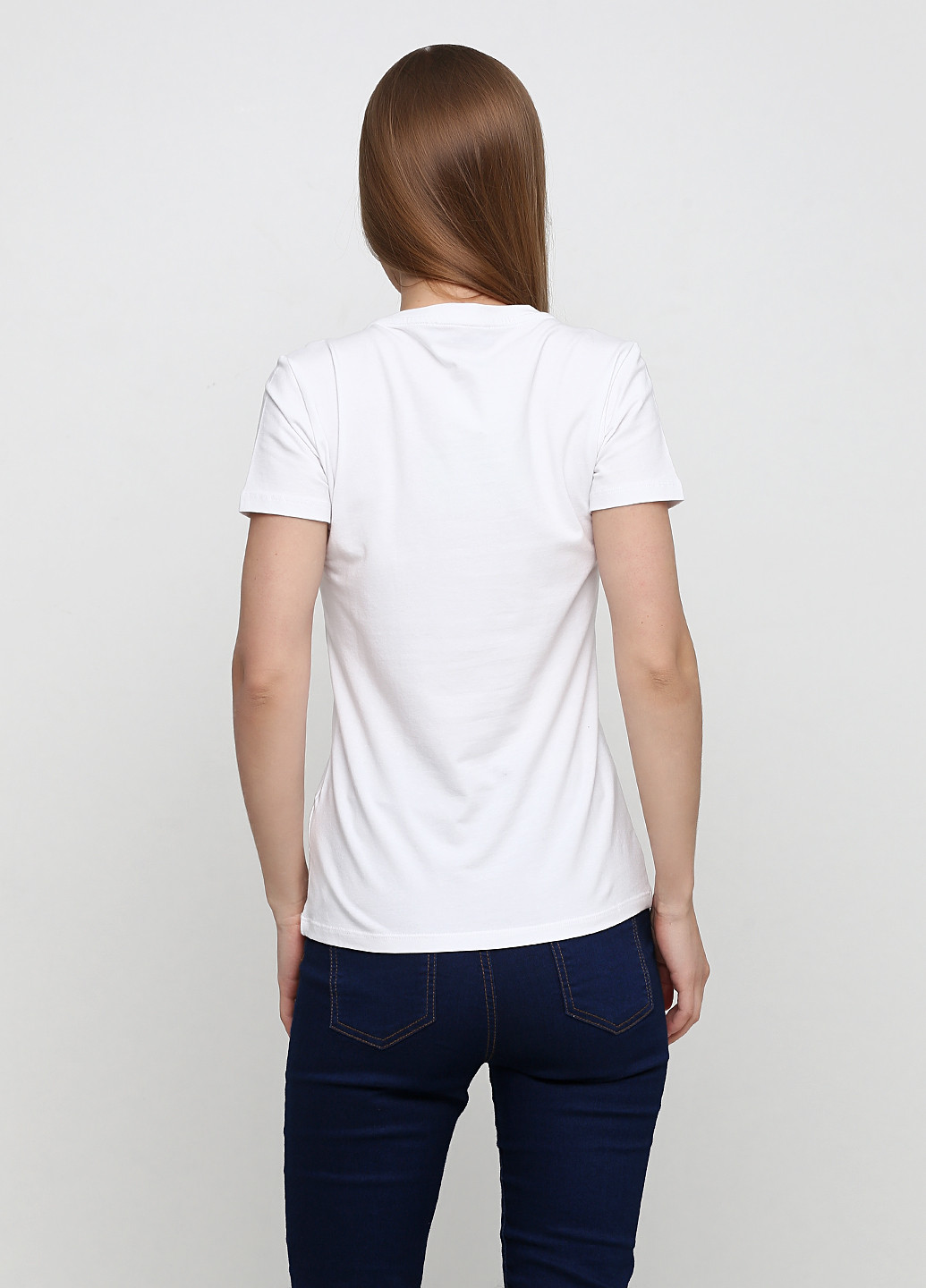 Біла літня футболка Trussardi Jeans