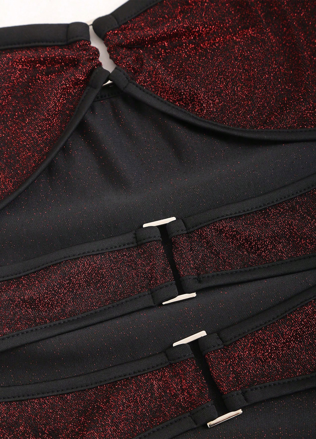 Бордовое коктейльное платье футляр SHEIN однотонное