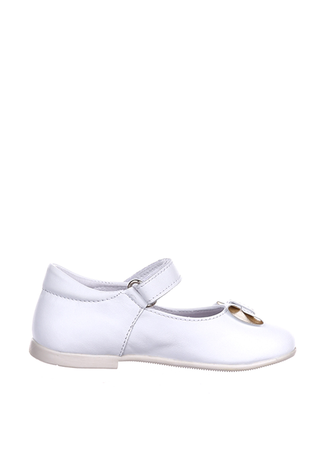 Белые туфли без каблука Naturino
