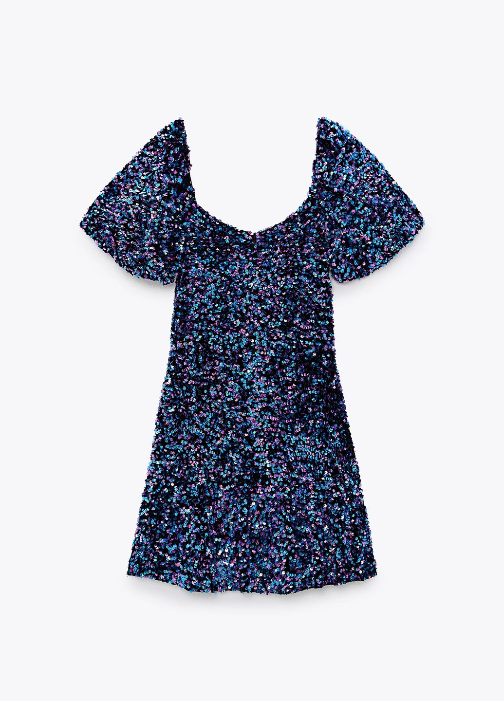 Синя кежуал плаття, сукня Zara однотонна