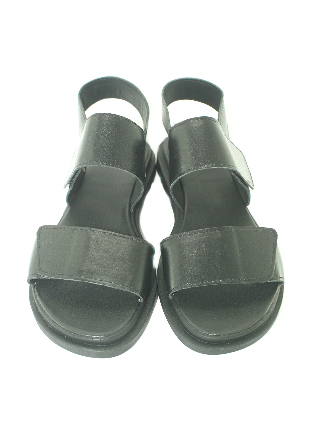 Черные босоножки Mila на липучке