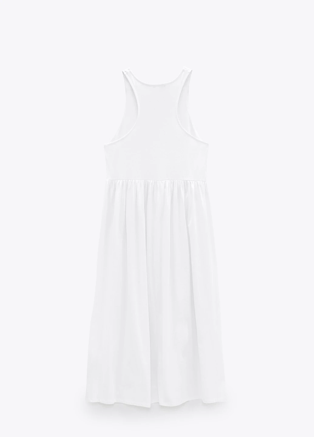 Білий кежуал плаття, сукня Zara однотонна