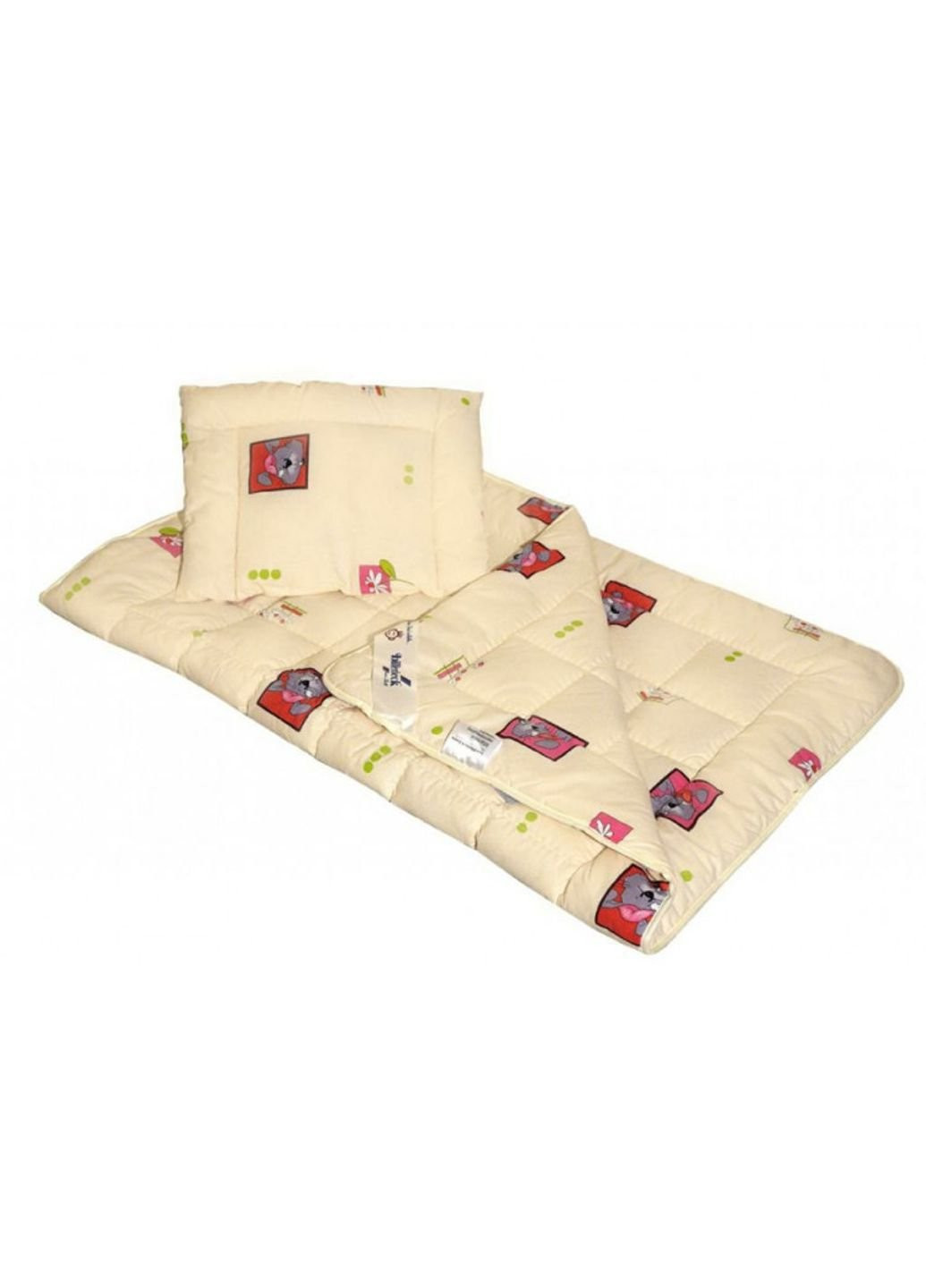 Детское закрытое силиконовое одеяло 110x140 с подушкой 50х50 55114 Moda (253618160)