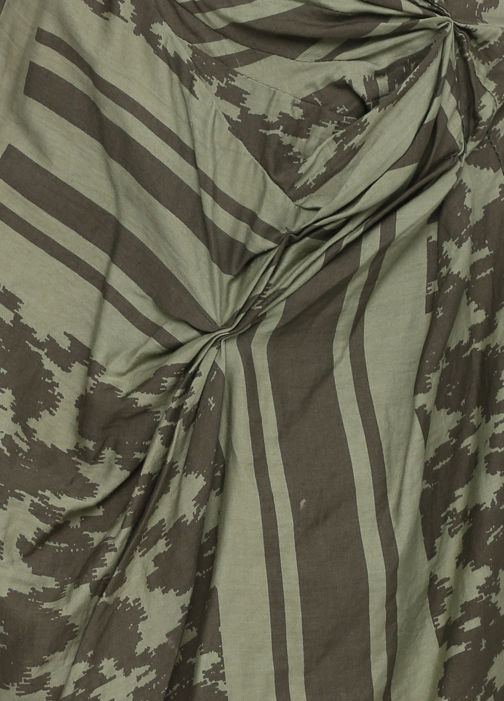 Зеленая кэжуал с геометрическим узором юбка Religion а-силуэта (трапеция)