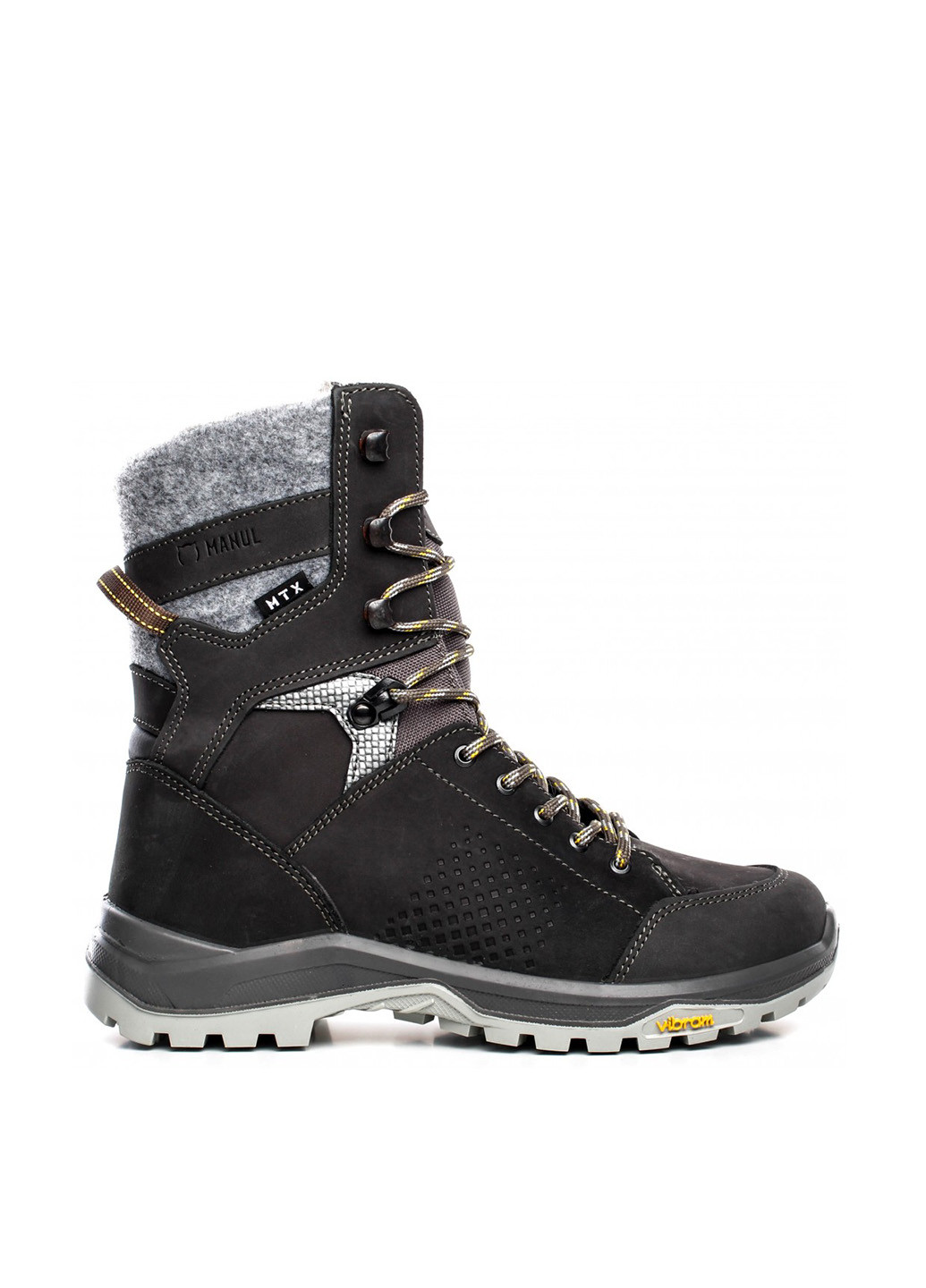 Коричневые зимние ботинки берцы Manul