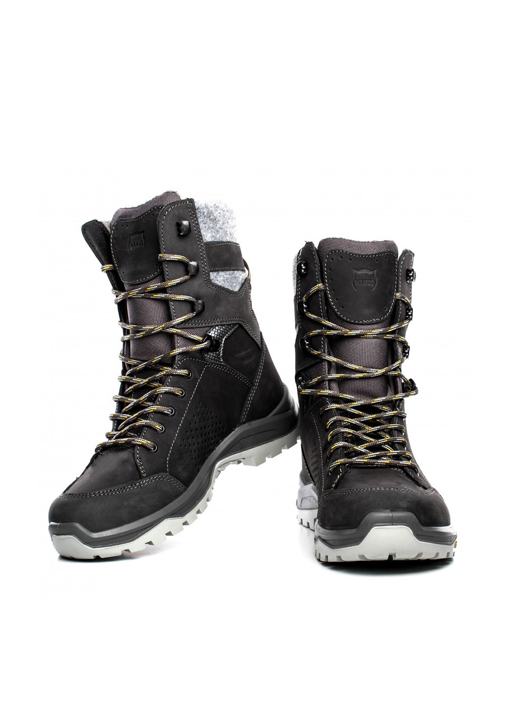 Коричневые зимние ботинки берцы Manul