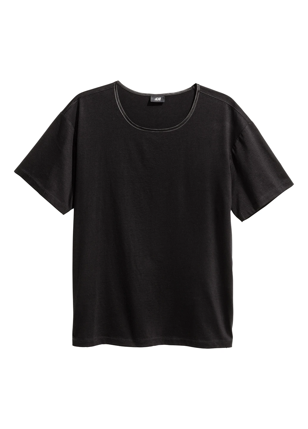 Черная футболка H&M
