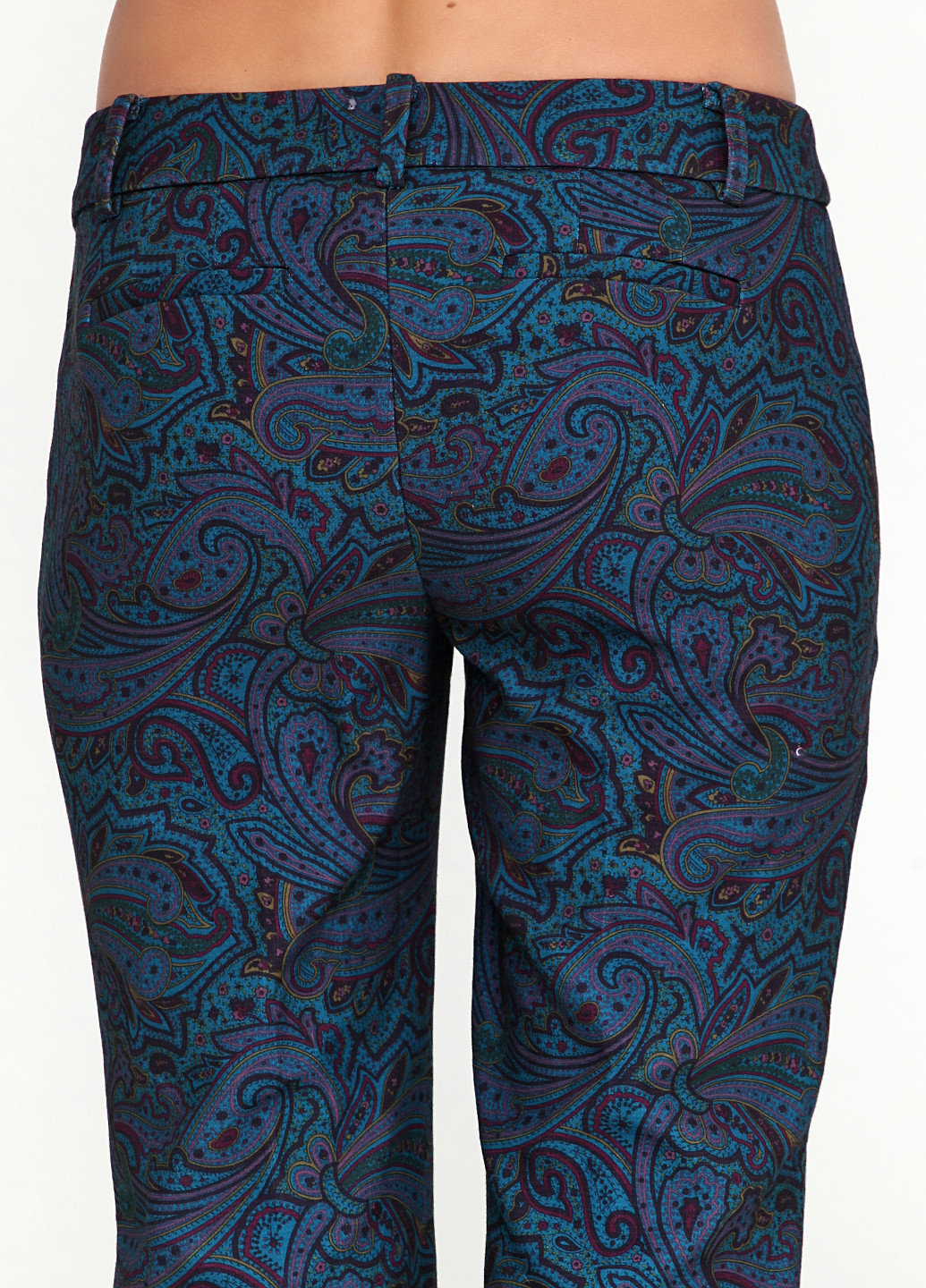 Серо-синие кэжуал демисезонные зауженные брюки Talbots