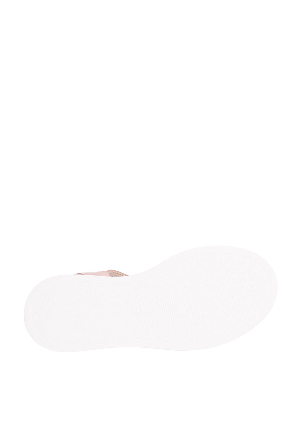 Розовые босоножки No Brand с ремешком с белой подошвой