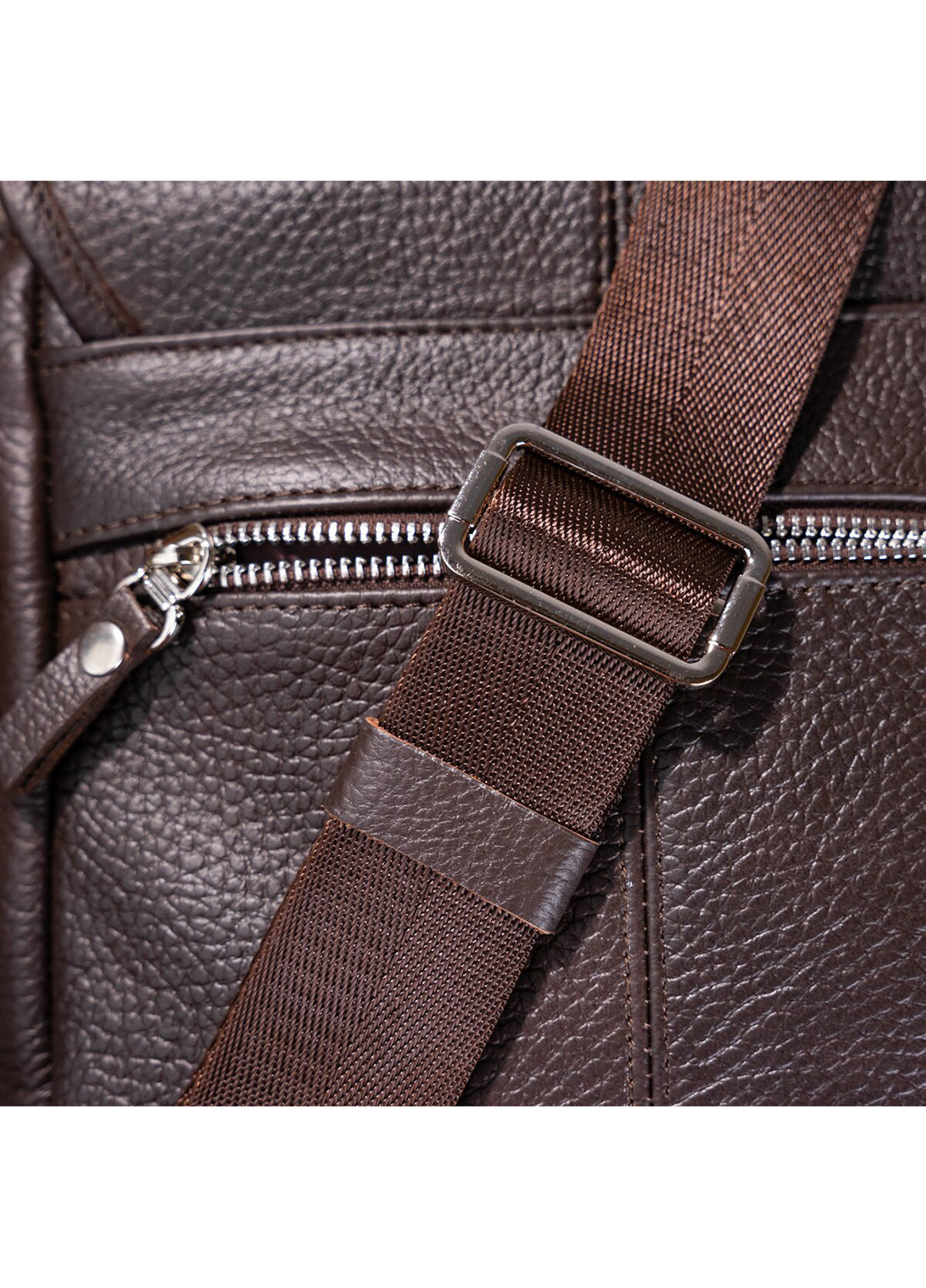 Чоловіча шкіряна сумка 22х23х7 см Shvigel (229460043)