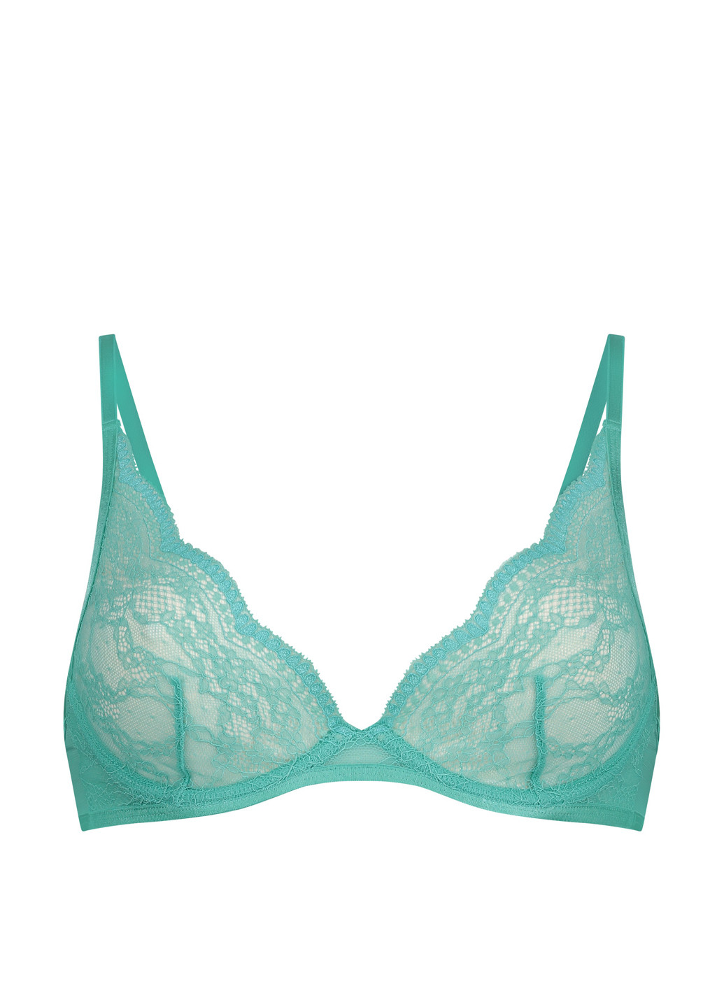 Світло-бірюзовий корбей бюстгальтер Hunkemoller з кісточками поліамід