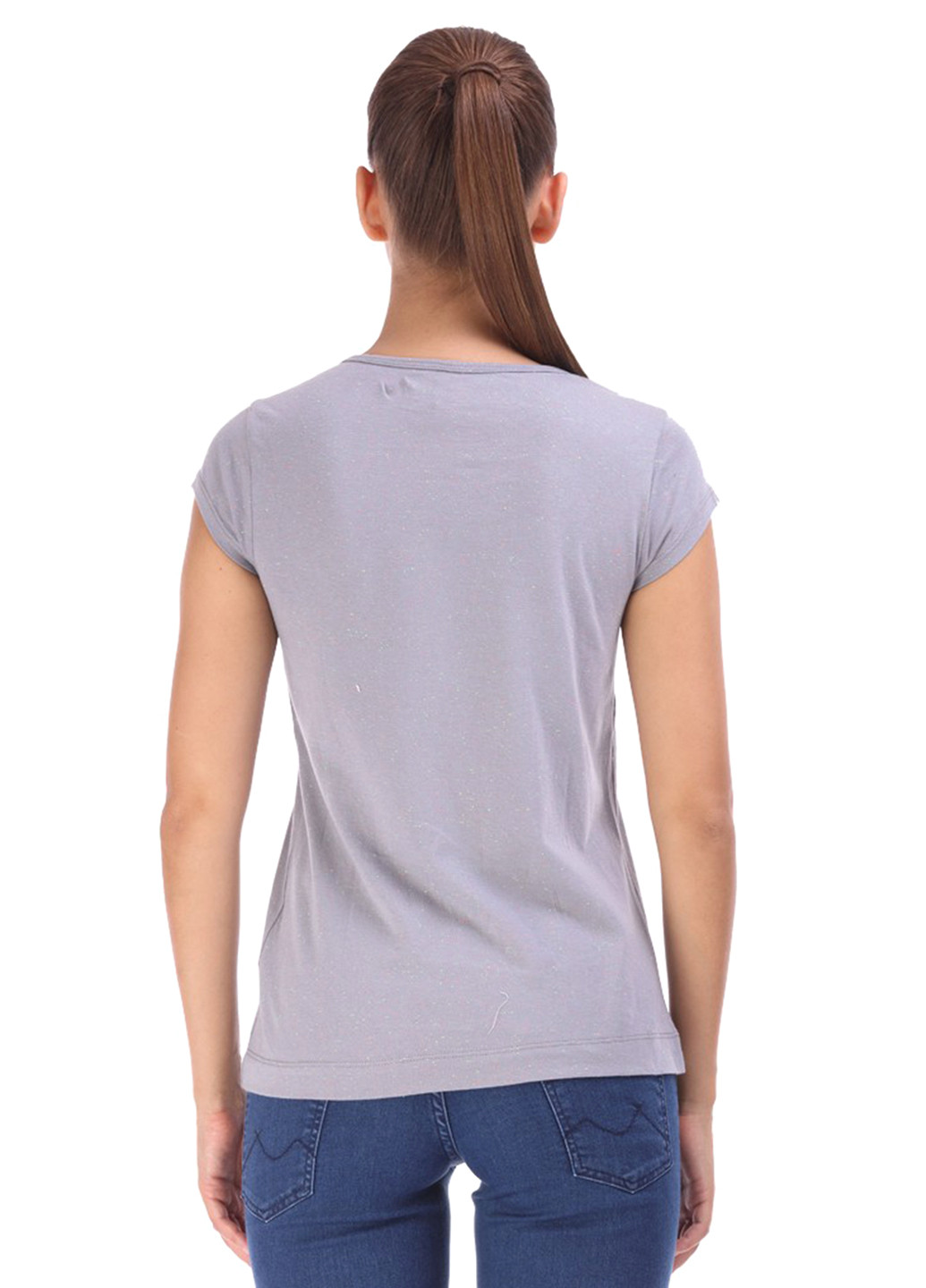 Светло-фиолетовая летняя футболка Яavin