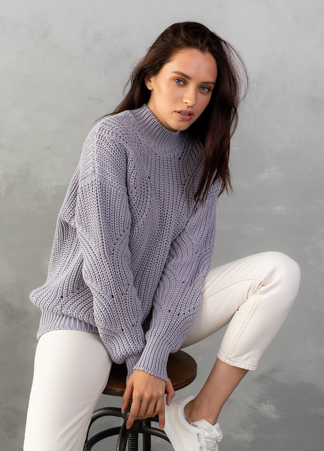 Білий демісезонний джемпер жіночий Viviami