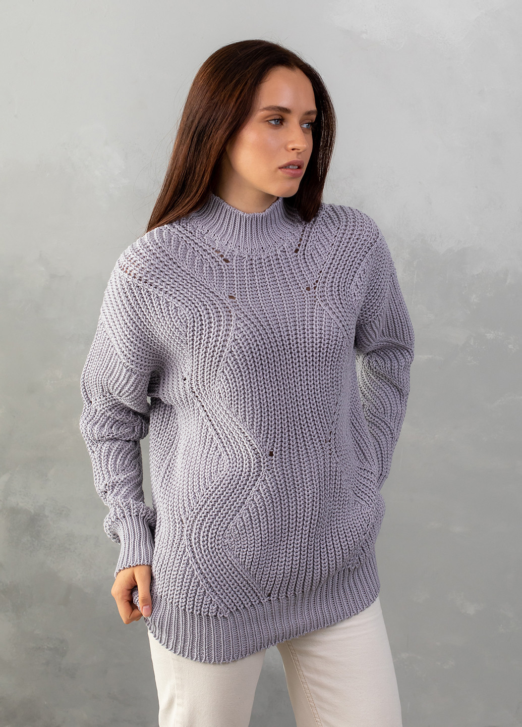 Білий демісезонний джемпер жіночий Viviami