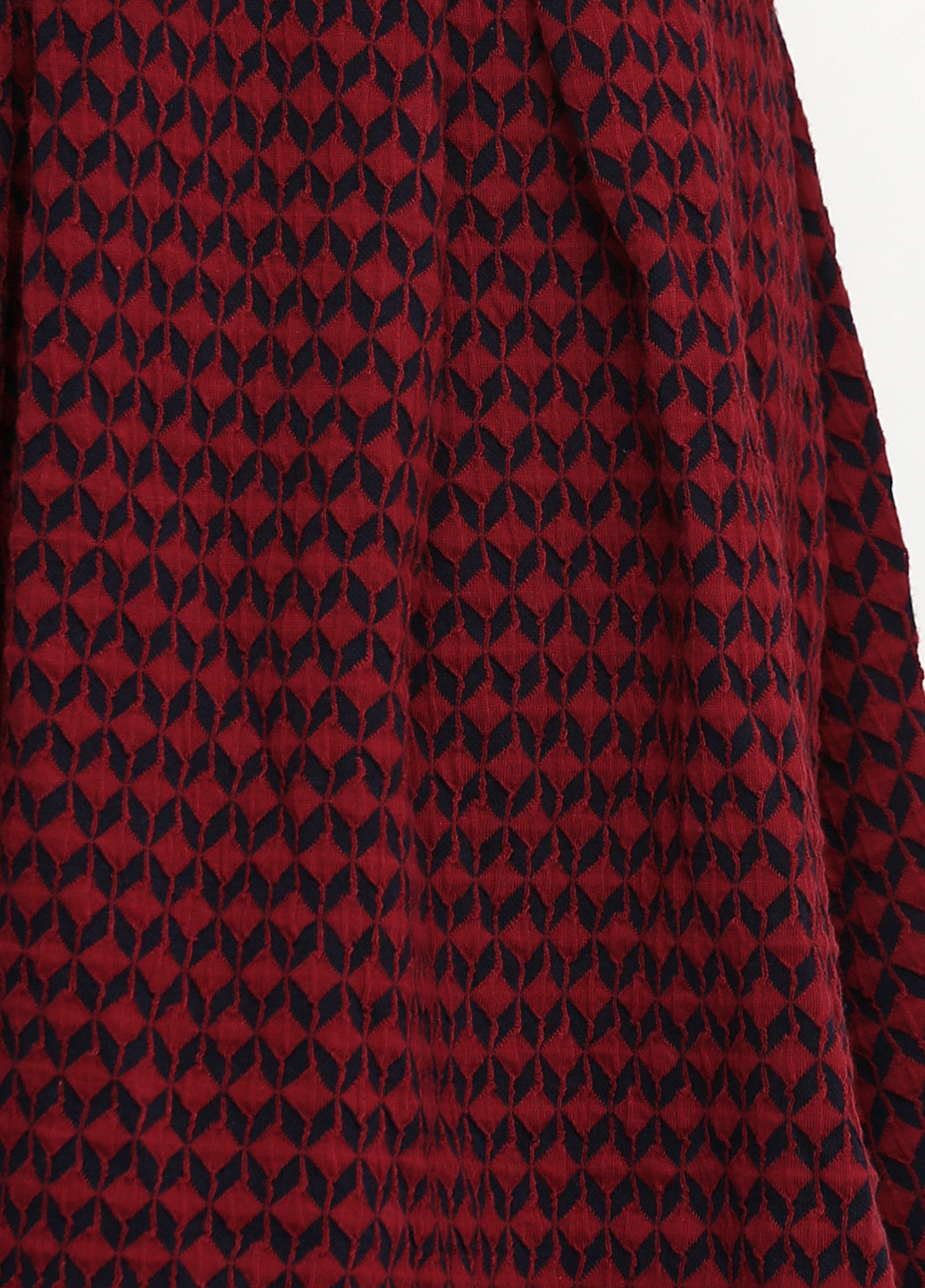 Бордова кежуал сукня кльош Camaieu з геометричним візерунком