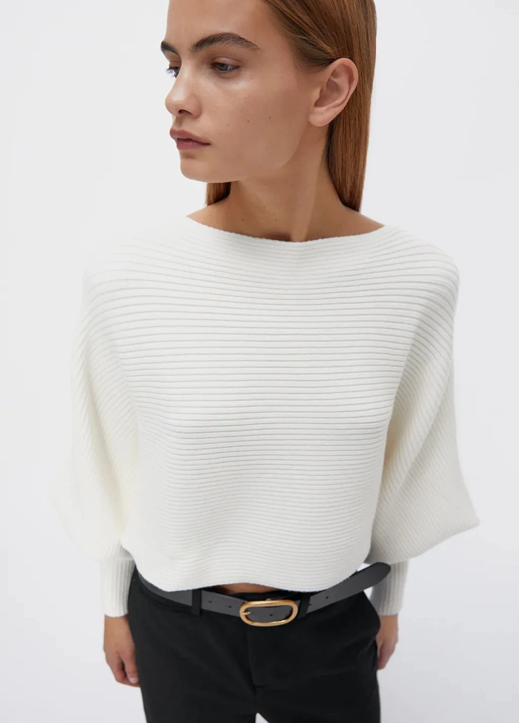 Білий демісезонний светр Zara