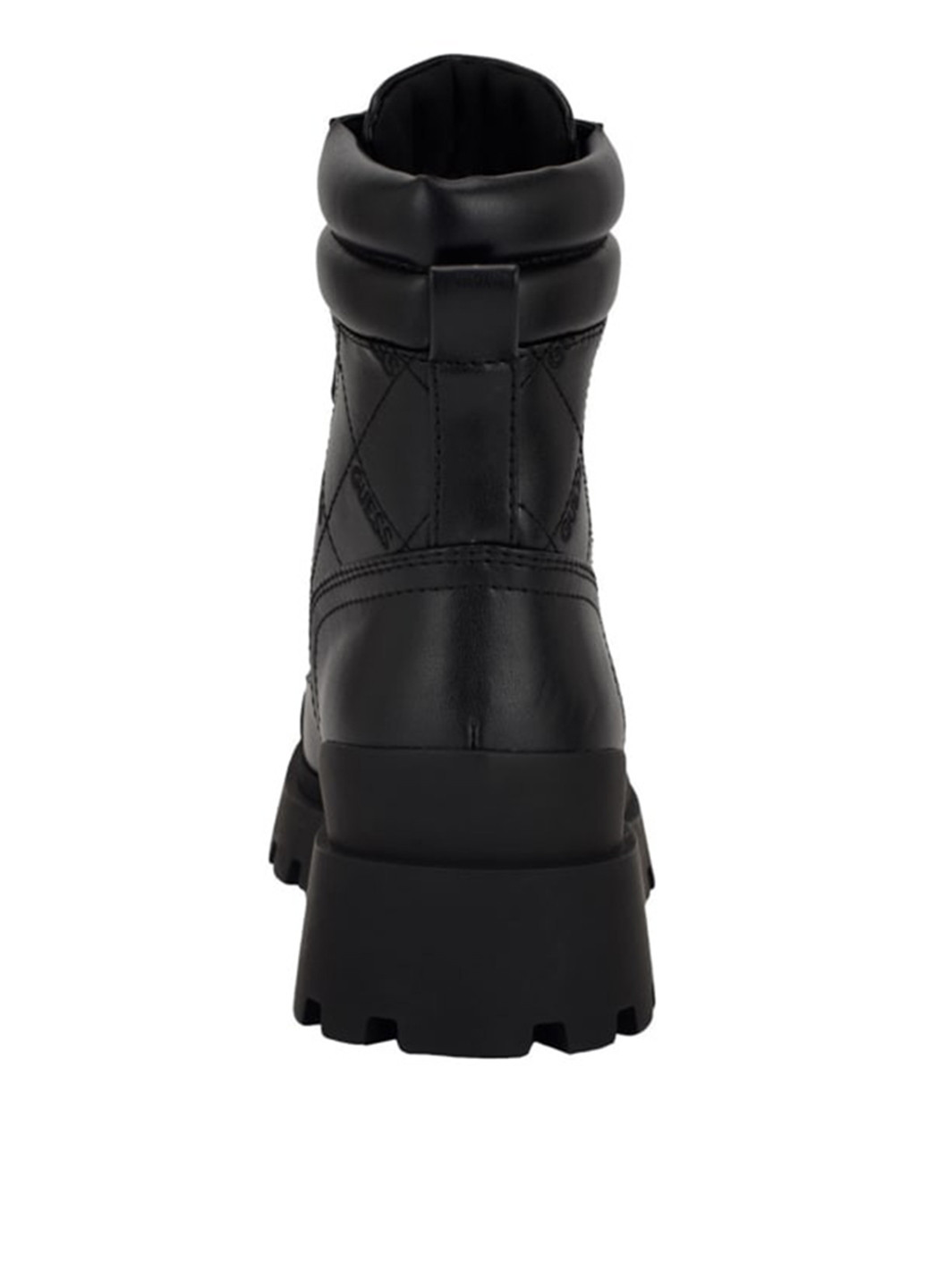 Осенние ботинки стилы Guess на тракторной подошве из искусственной кожи