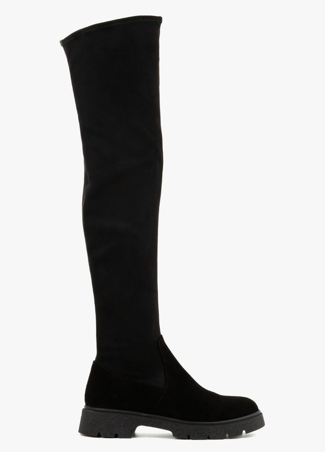 Черные осенние ботфорты Le'BERDES