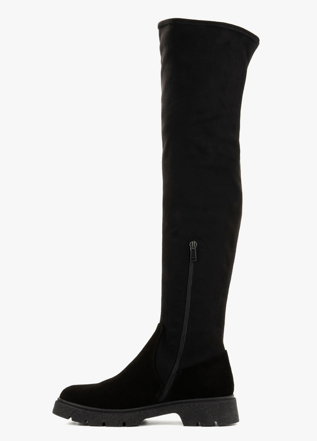 Черные осенние ботфорты Le'BERDES