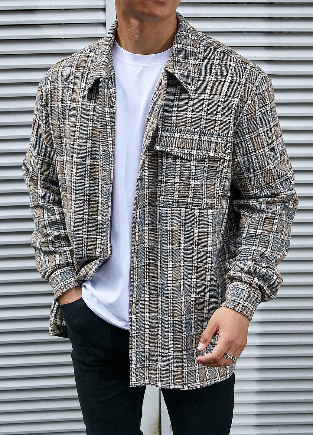 Куртка-рубашка SHEIN (366268267)