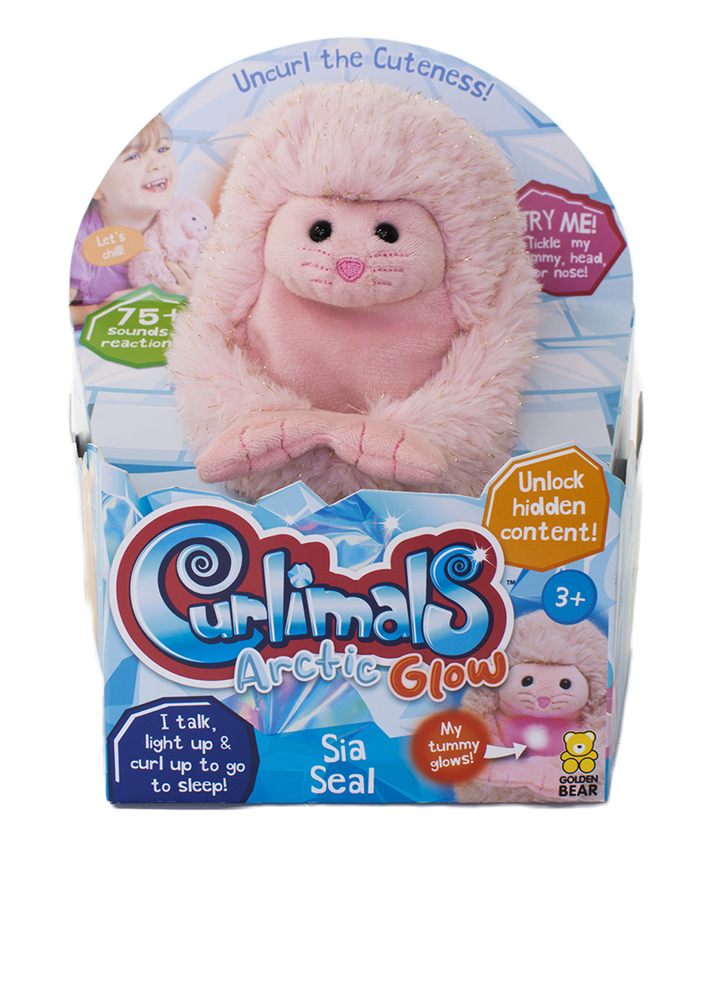 Інтерактивна іграшка Морський котик Сіа, 20х13, 7х22 см Curlimals (260494337)