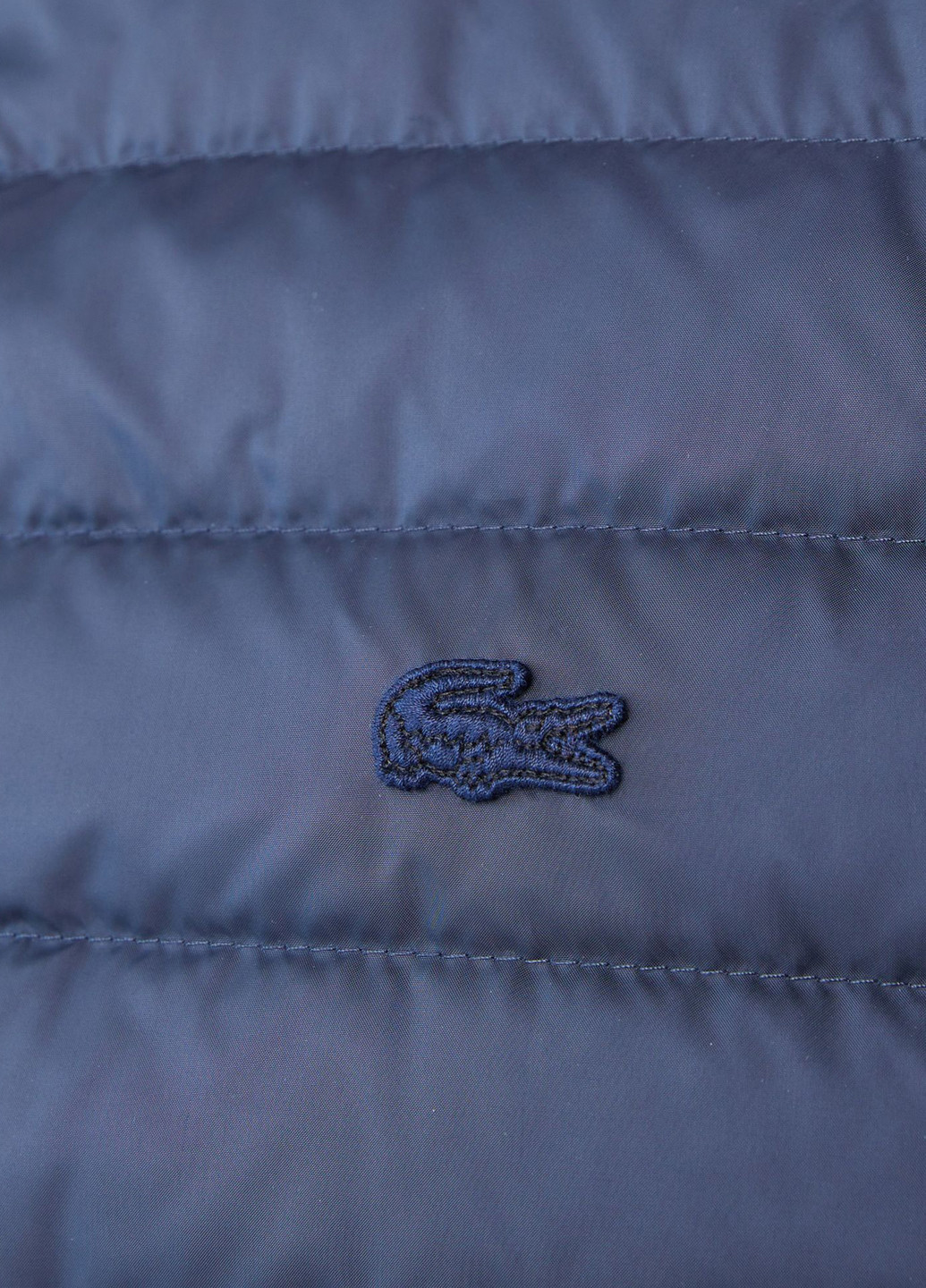 Темно-синяя демисезонная куртка Lacoste