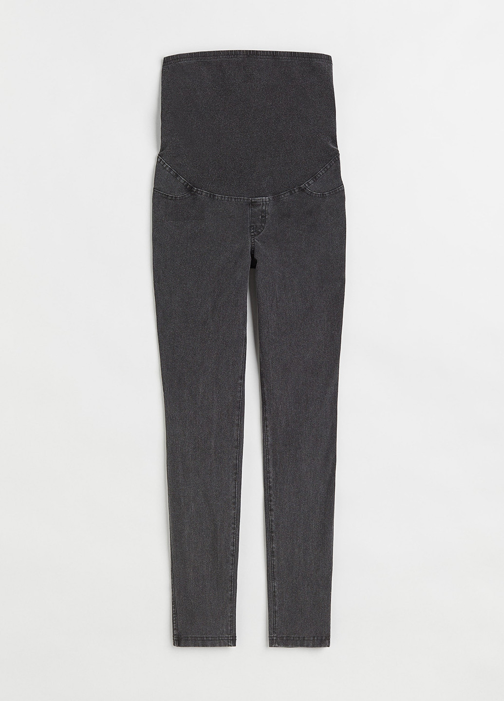 Темно-серые демисезонные джеггинсы для беременных H&M