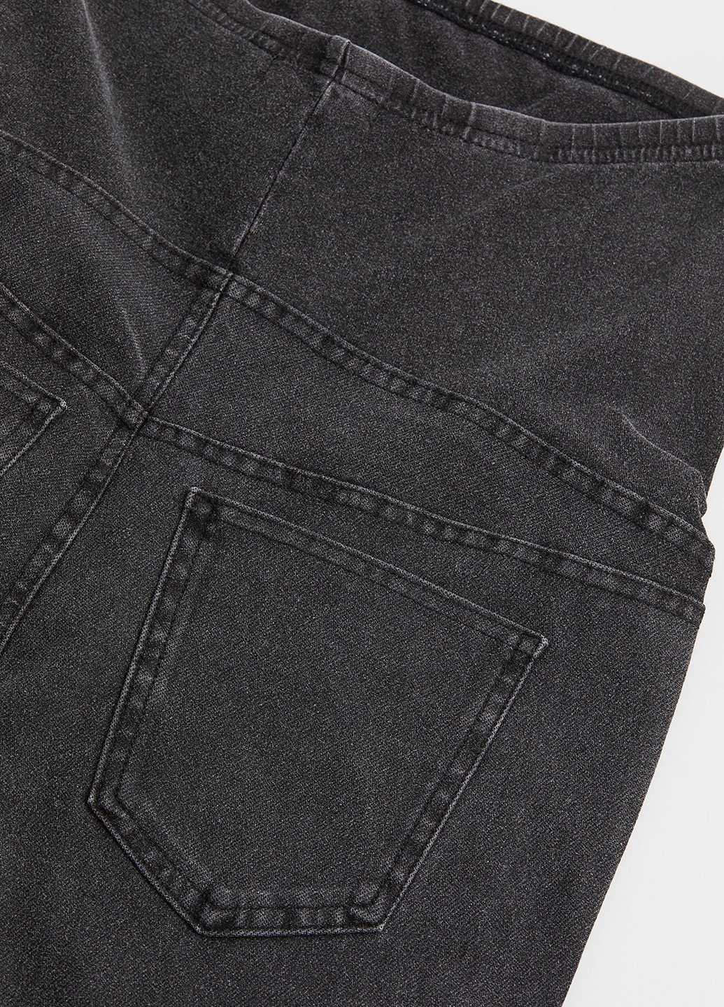 Темно-серые демисезонные джеггинсы для беременных H&M