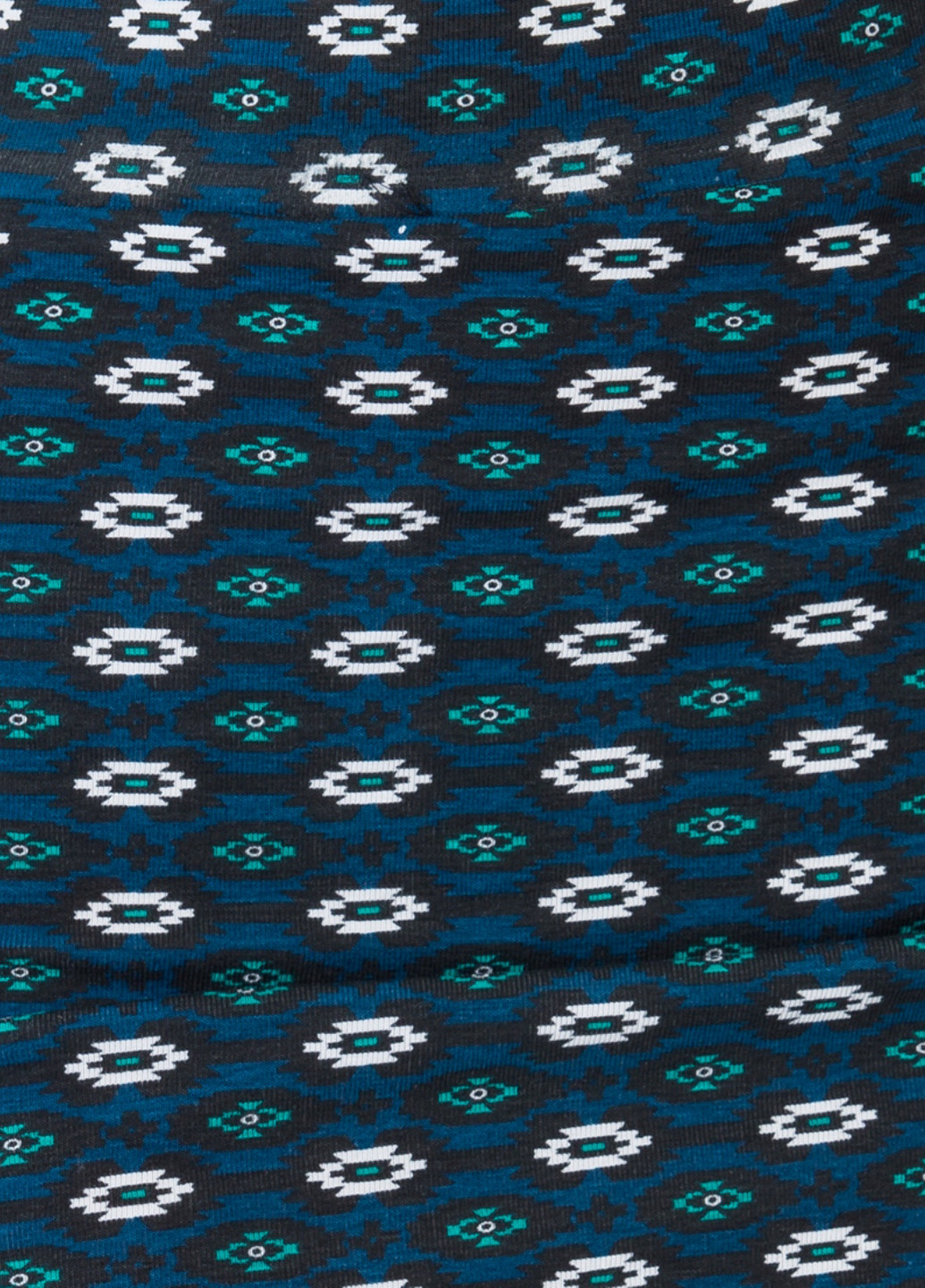 Темно-синяя кэжуал с геометрическим узором юбка LFT