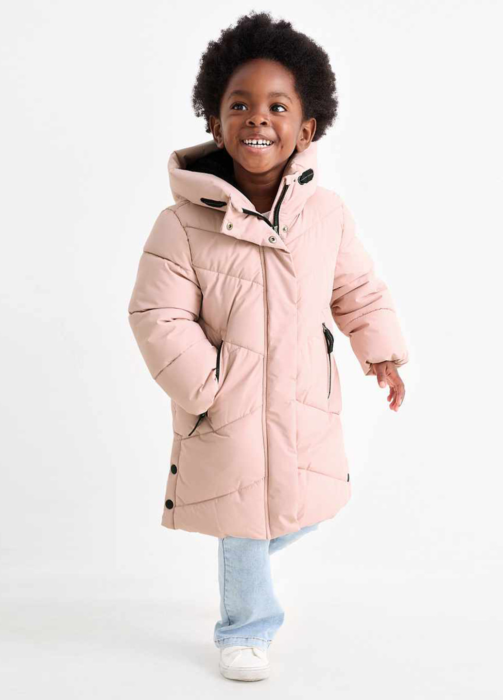 Пудрова демісезонна куртка C&A