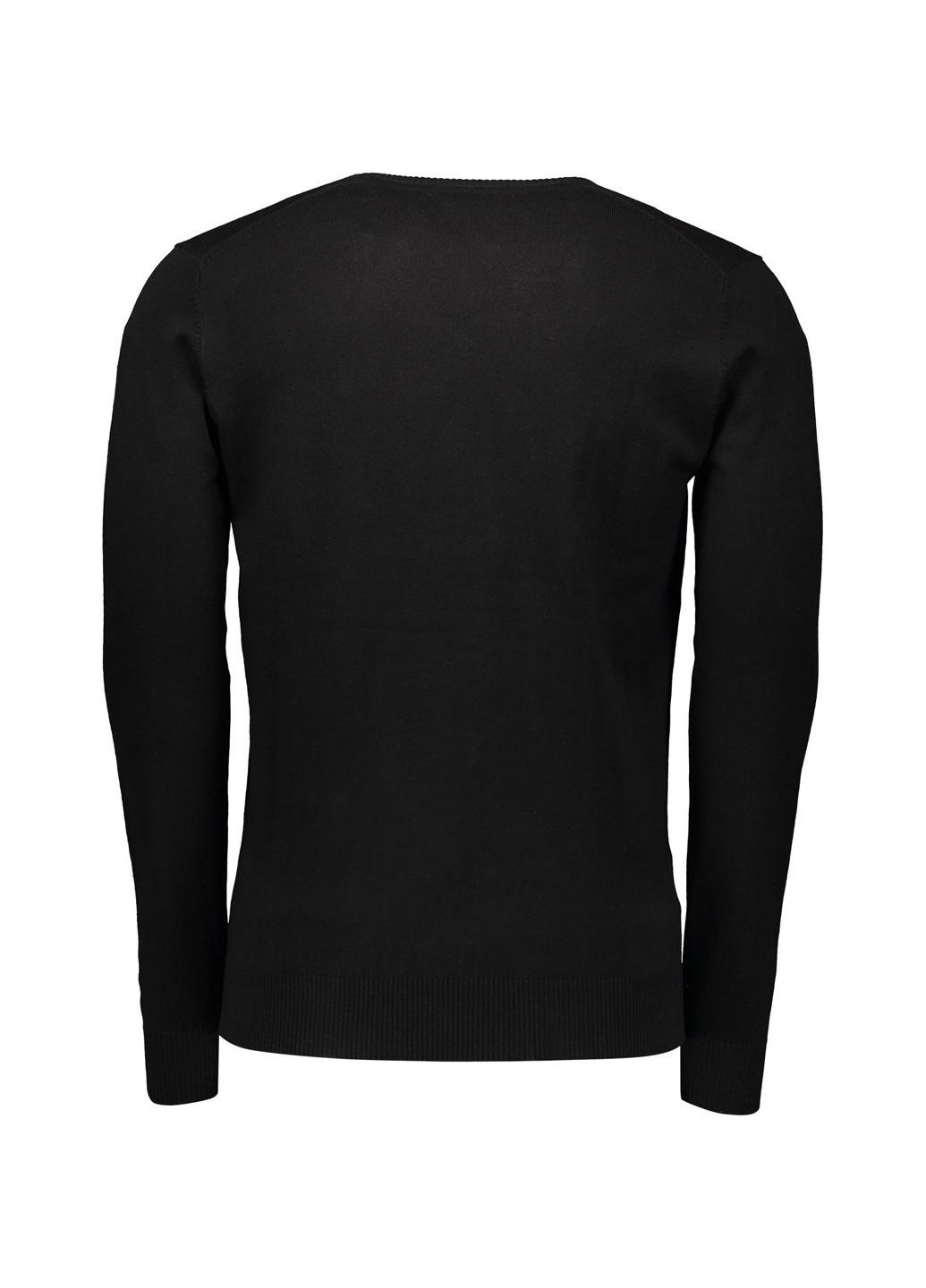 Черный демисезонный пуловер пуловер Piazza Italia
