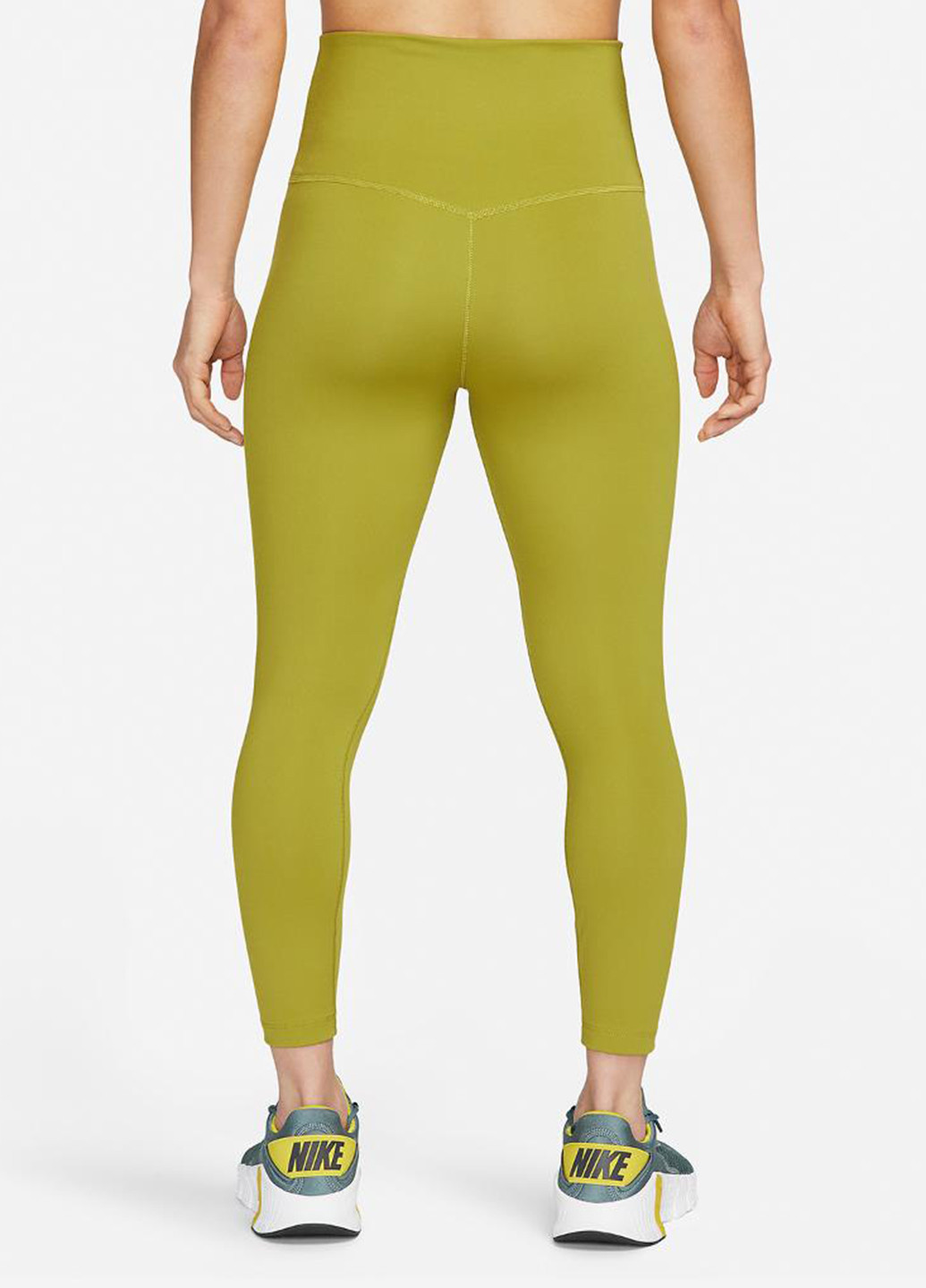 Оливковые демисезонные леггинсы dm7276-390 Nike