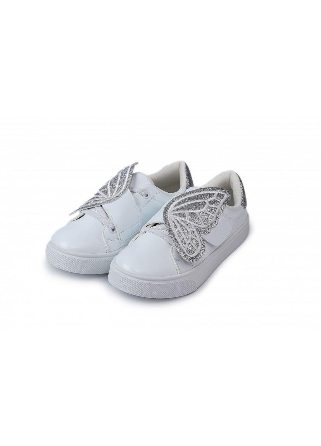 Белые кроссовки 202001awhite-silver 26 бело-серебристый (2000903194354) Erra