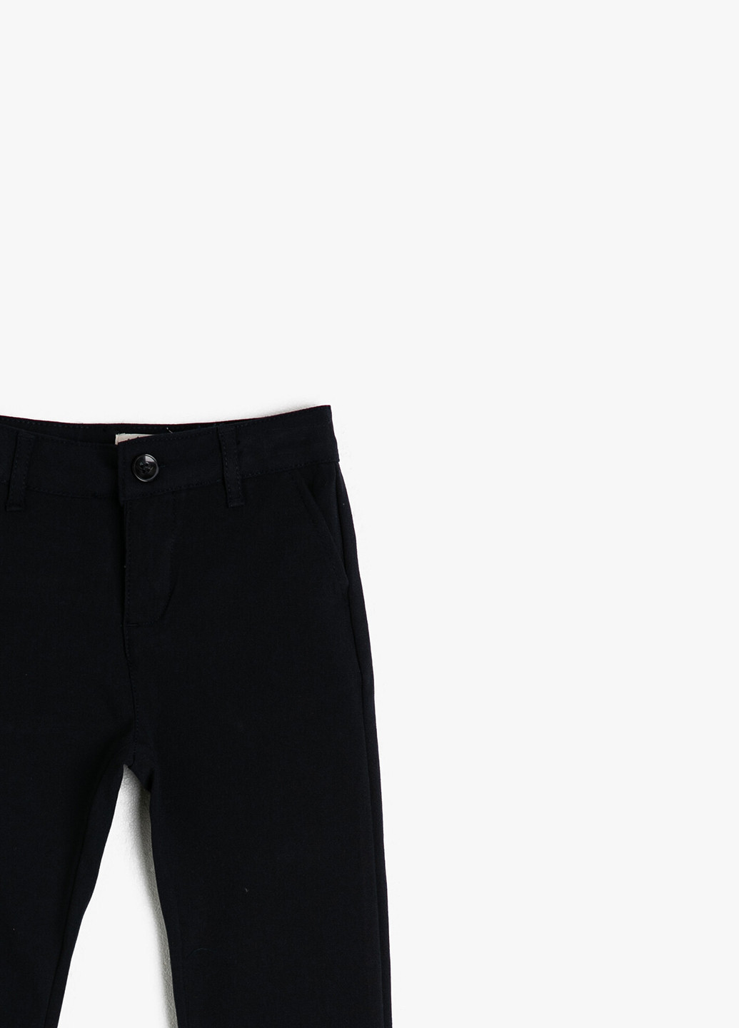 Черные кэжуал демисезонные брюки чиносы KOTON