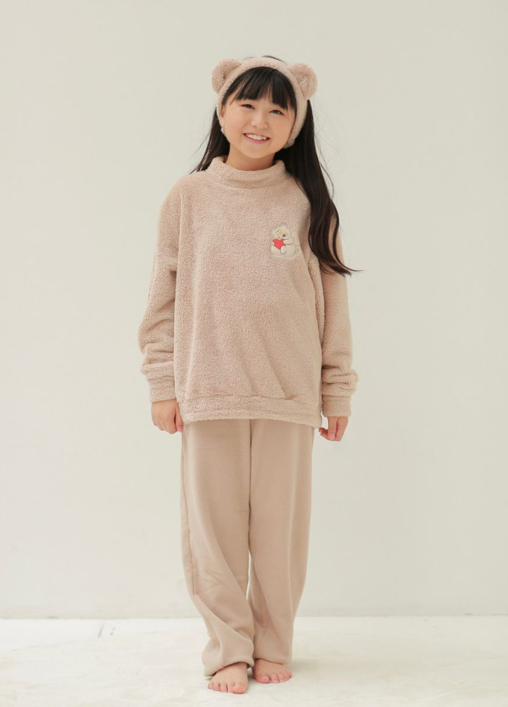 Бежева всесезон піжама (світшоти, брюки) світшот + брюки Uniqlo