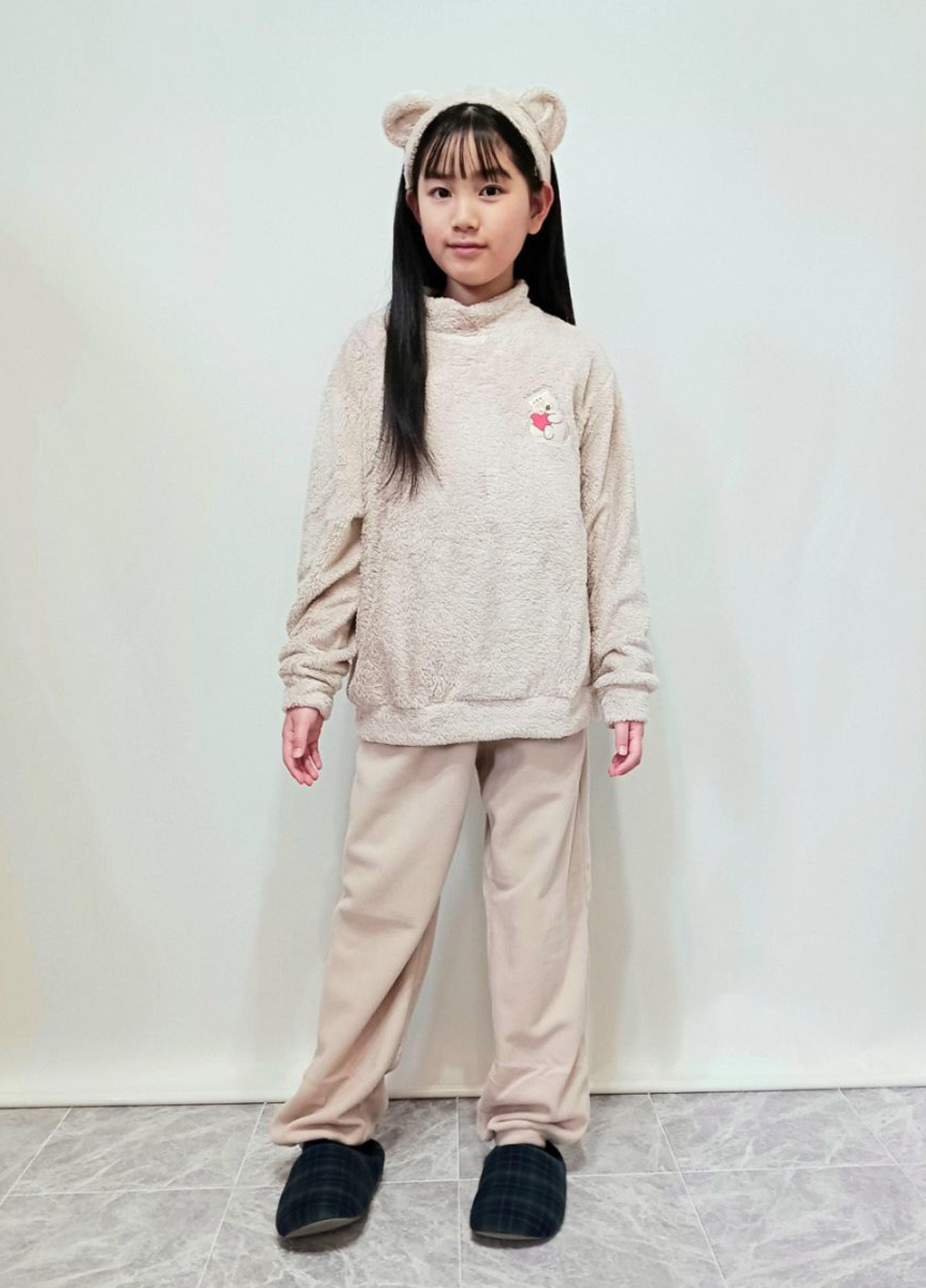 Бежева всесезон піжама (світшоти, брюки) світшот + брюки Uniqlo